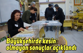 Aydın Büyükşehirde kesin olmayan sonuçlar açıklandı