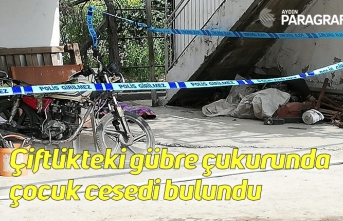 Çiftlikteki gübre çukurunda çocuk cesedi bulundu