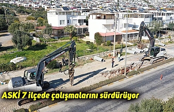 ASKİ ilçelerde çalışmalarını sürdürüyor