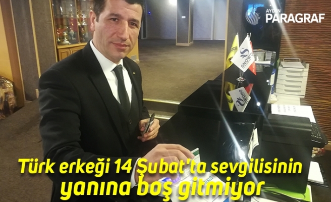 Türk erkeği 14 Şubat'ta sevgilisinin  yanına boş gitmiyor