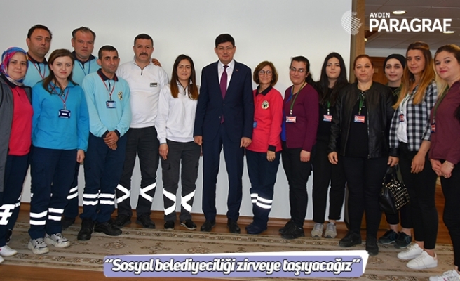 Başkan Özcan; “Sosyal belediyeciliği zirveye taşıyacağız”