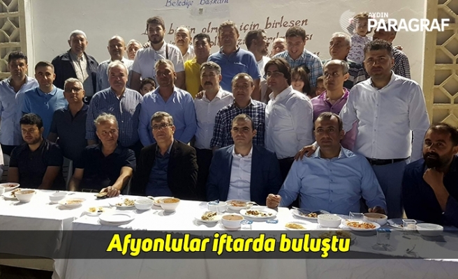 Afyonlular iftarda buluştu