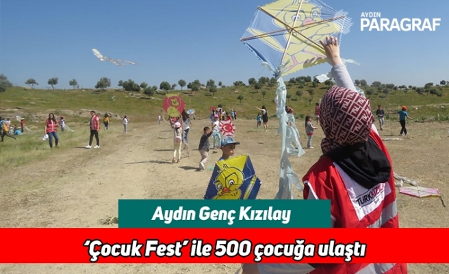 Aydın Genç Kızılay ‘Çocuk Fest’ ile 500 çocuğa ulaştı