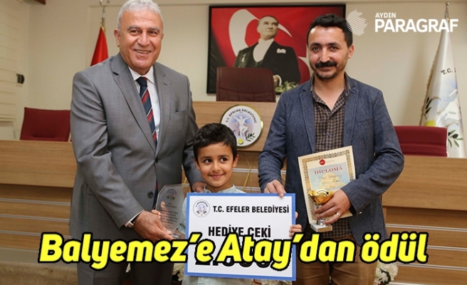 Balyemez’e Atay’dan ödül