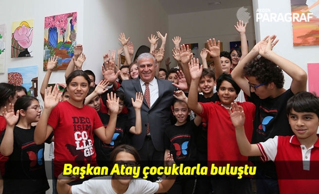 Başkan Atay çocuklarla buluştu