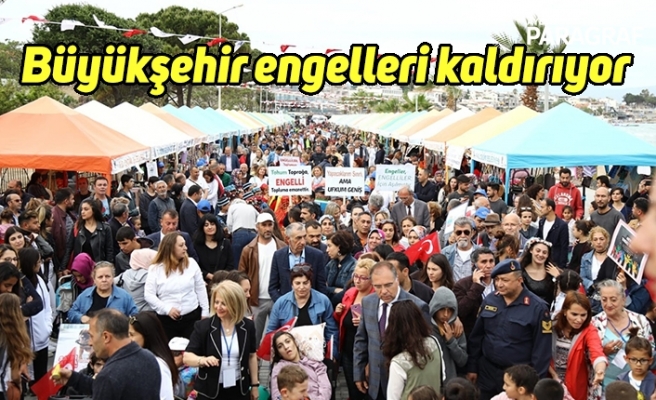 Büyükşehir engelleri kaldırıyor