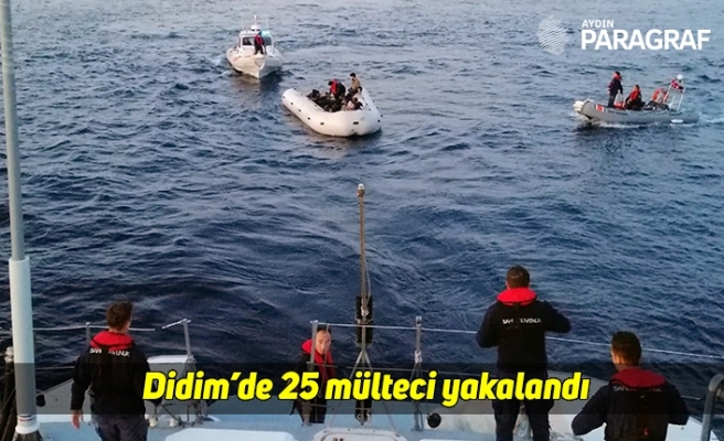 Didim’de 25 mülteci yakalandı