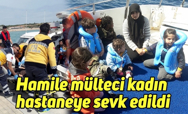 Hamile mülteci kadın hastaneye sevk edildi
