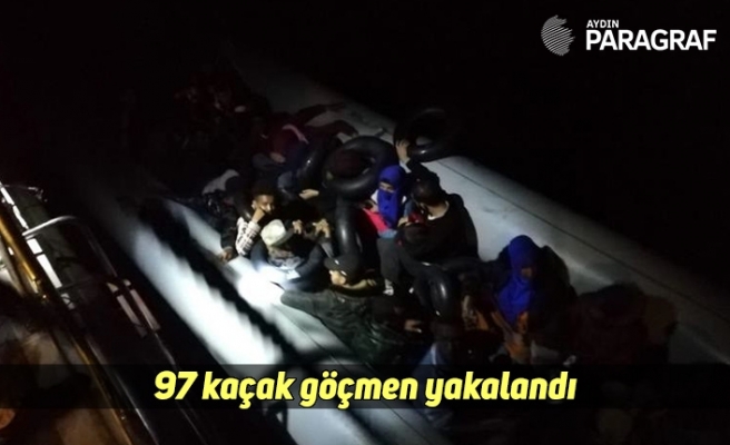 97 kaçak göçmen yakalandı