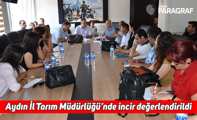 Aydın İl Tarım Müdürlüğü’nde incir değerlendirildi