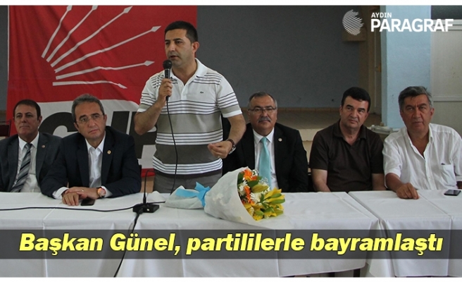 Başkan Günel, partililerle bayramlaştı