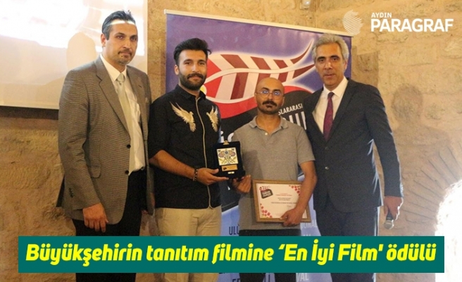 Büyükşehirin tanıtım filmine ‘En İyi Film' ödülü