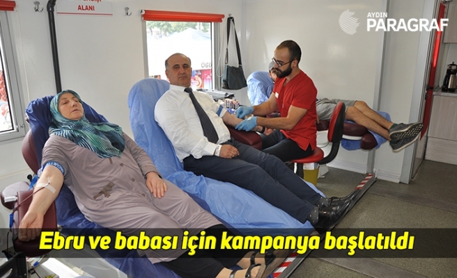 Ebru ve babası için kampanya başlatıldı