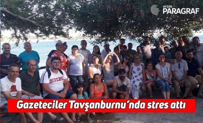 Gazeteciler stres attı