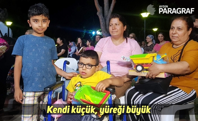Kendi küçük, yüreği büyük