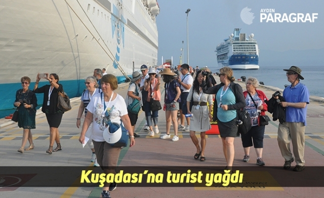 Kuşadası’na turist yağdı