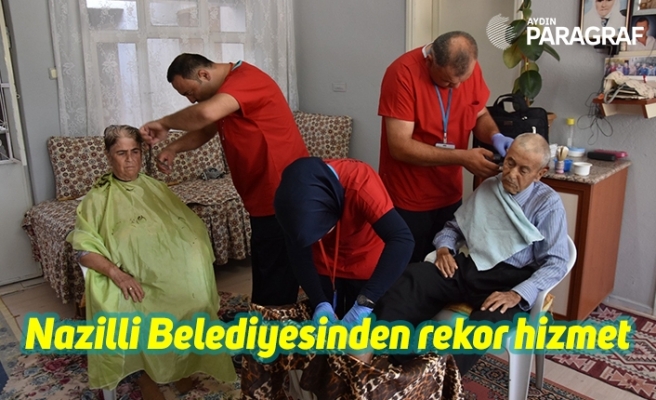 Nazilli Belediyesinden rekor hizmet