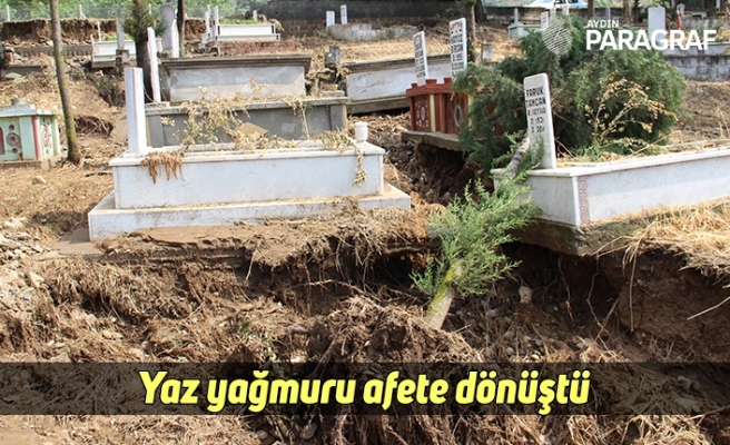 Yaz yağmuru afete dönüştü