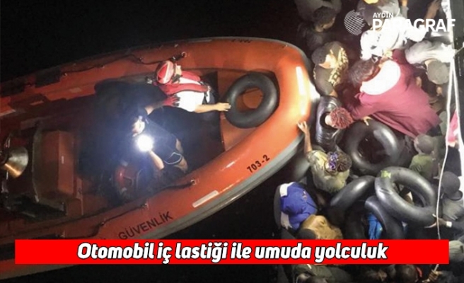 Otomobil iç lastiği ile umuda yolculuk