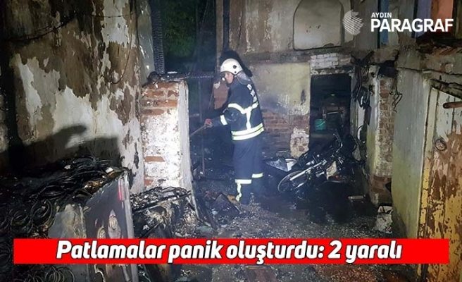 Patlamalar panik oluşturdu: 2 yaralı