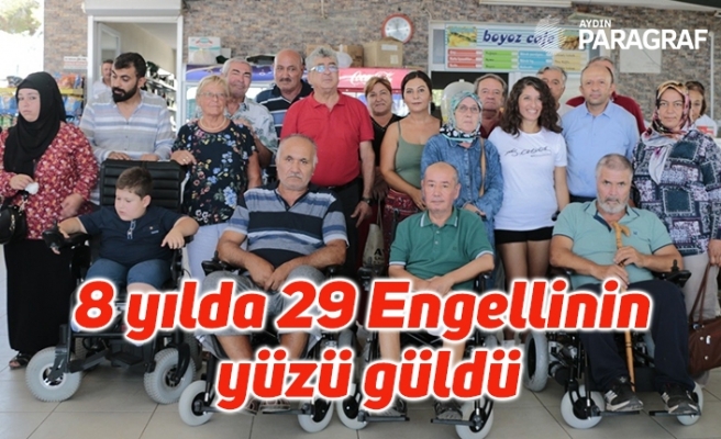 8 yılda 29 Engellinin yüzünü güldü