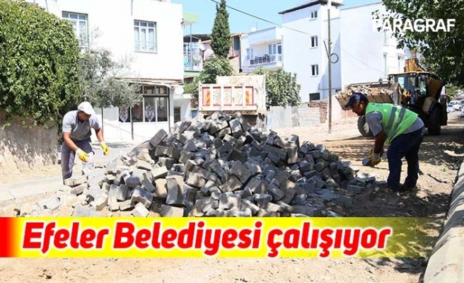 Efeler Belediyesi çalışıyor