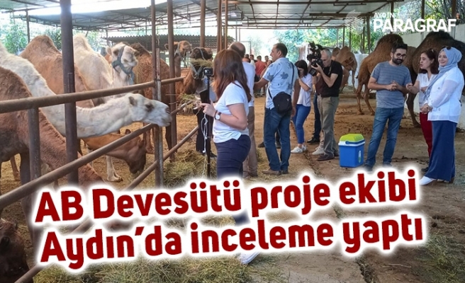 AB Devesütü proje ekibi Aydın’da inceleme yaptı