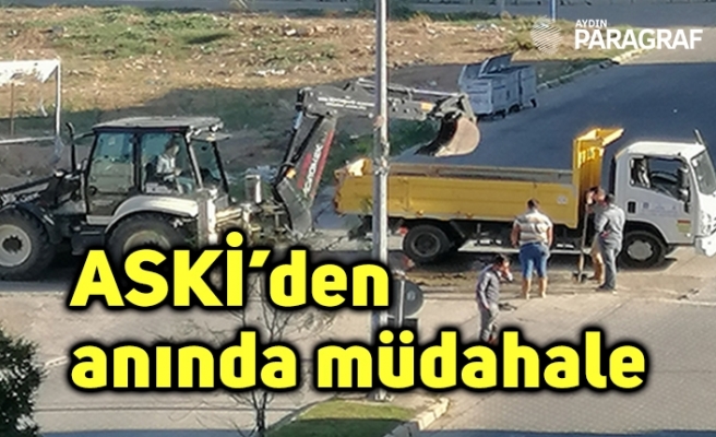 ASKİ’den anında müdahale