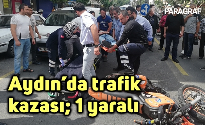 Aydın’da trafik kazası; 1 yaralı