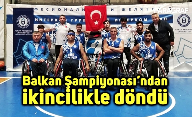 Balkan Şampiyonası’ndan ikincilikle döndü