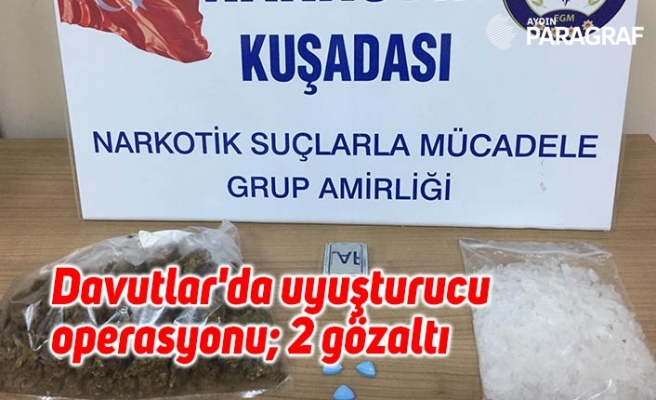 Davutlar'da uyuşturucu operasyonu; 2 gözaltı