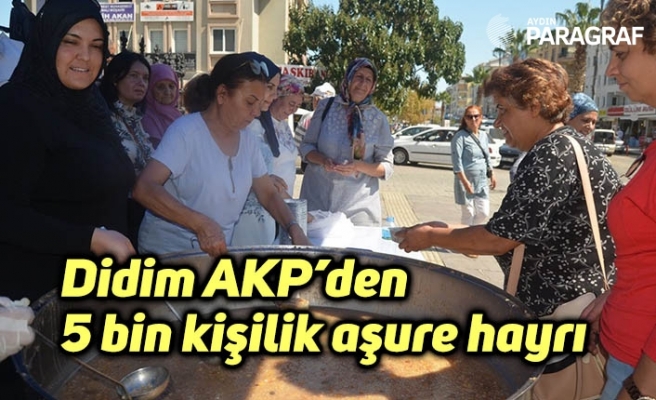 Didim AKP’den 5 bin kişilik aşure hayrı