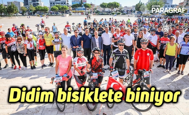 Didim bisiklete biniyor