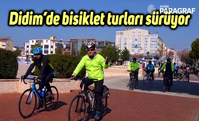 Didim’de bisiklet turları sürüyor