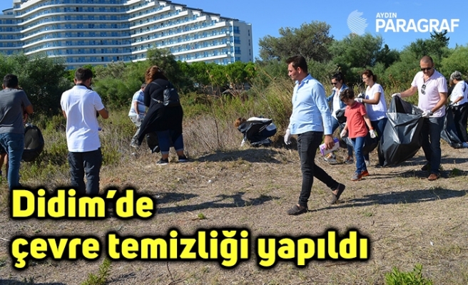Didim’de çevre temizliği yapıldı