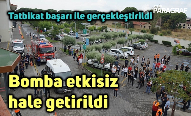 Forum Aydın’daki tatbikat başarı ile gerçekleştirildi