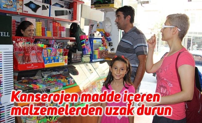 Kanserojen madde içeren malzemelerden uzak durun