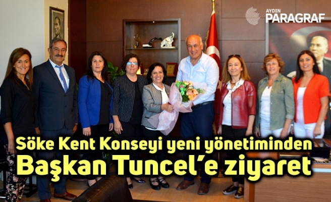 Söke Kent Konseyi yeni yönetiminden Başkan Tuncel’e ziyaret