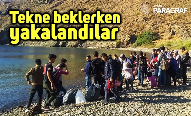 Tekne beklerken yakalandılar