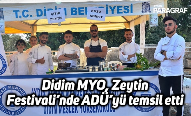 Didim MYO, Zeytin Festivali’nde ADÜ’yü temsil etti