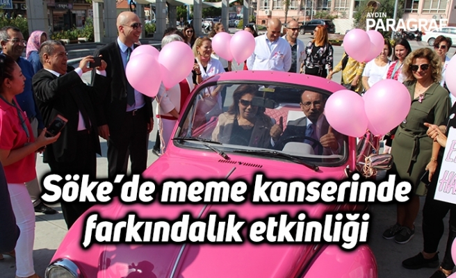 Söke’de meme kanserinde farkındalık etkinliği