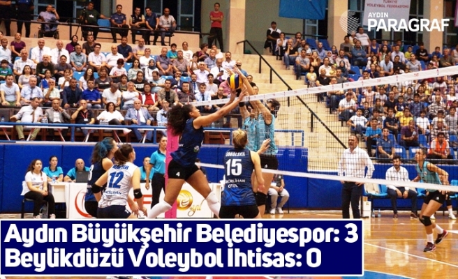 Vestel Venüs Sultanlar Ligi: Aydın Büyükşehir Belediyespor: 3 - Beylikdüzü Voleybol İhtisas: 0
