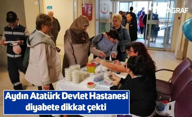 Aydın Atatürk Devlet Hastanesi diyabete dikkat çekti