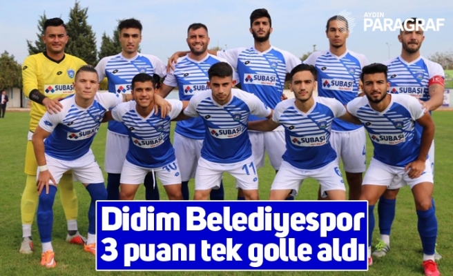 Didim Belediyespor 3 puanı tek golle aldı