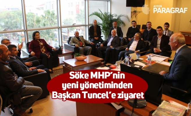 Söke MHP’nin yeni yönetiminden Başkan Tuncel’e ziyaret