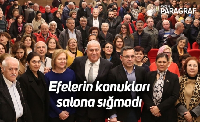 Efelerin konukları salona sığmadı