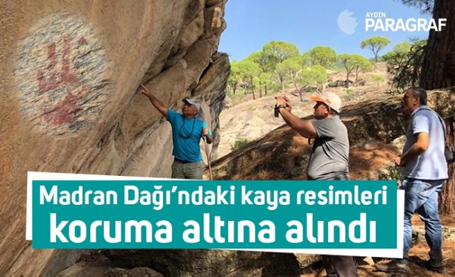 Madran Dağı’ndaki kaya resimleri koruma altına alındı