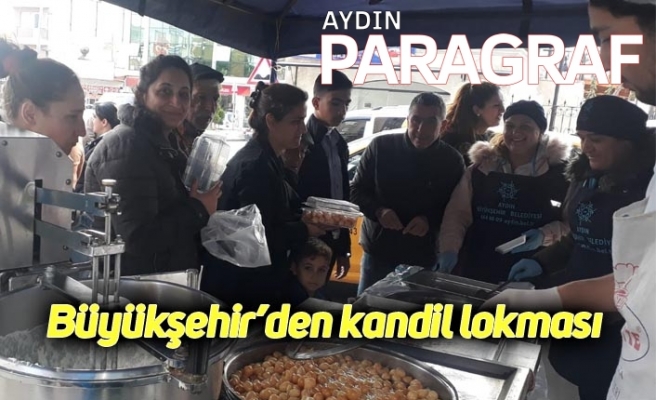Büyükşehir’den kandil lokması