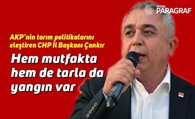 Çankır: Hem mutfakta hem de tarla da yangın var