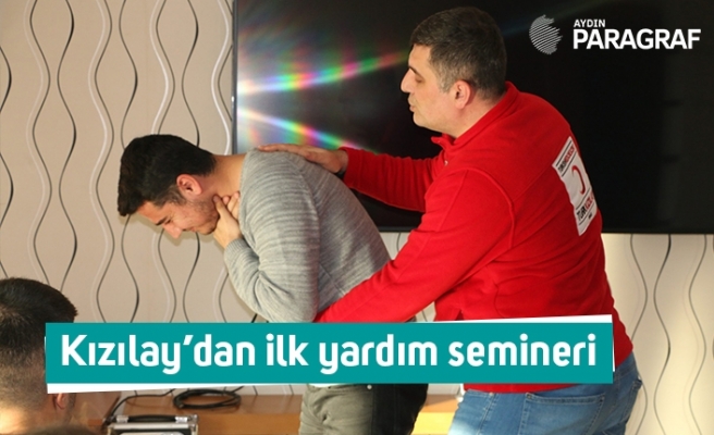 Kızılay’dan ilk yardım semineri